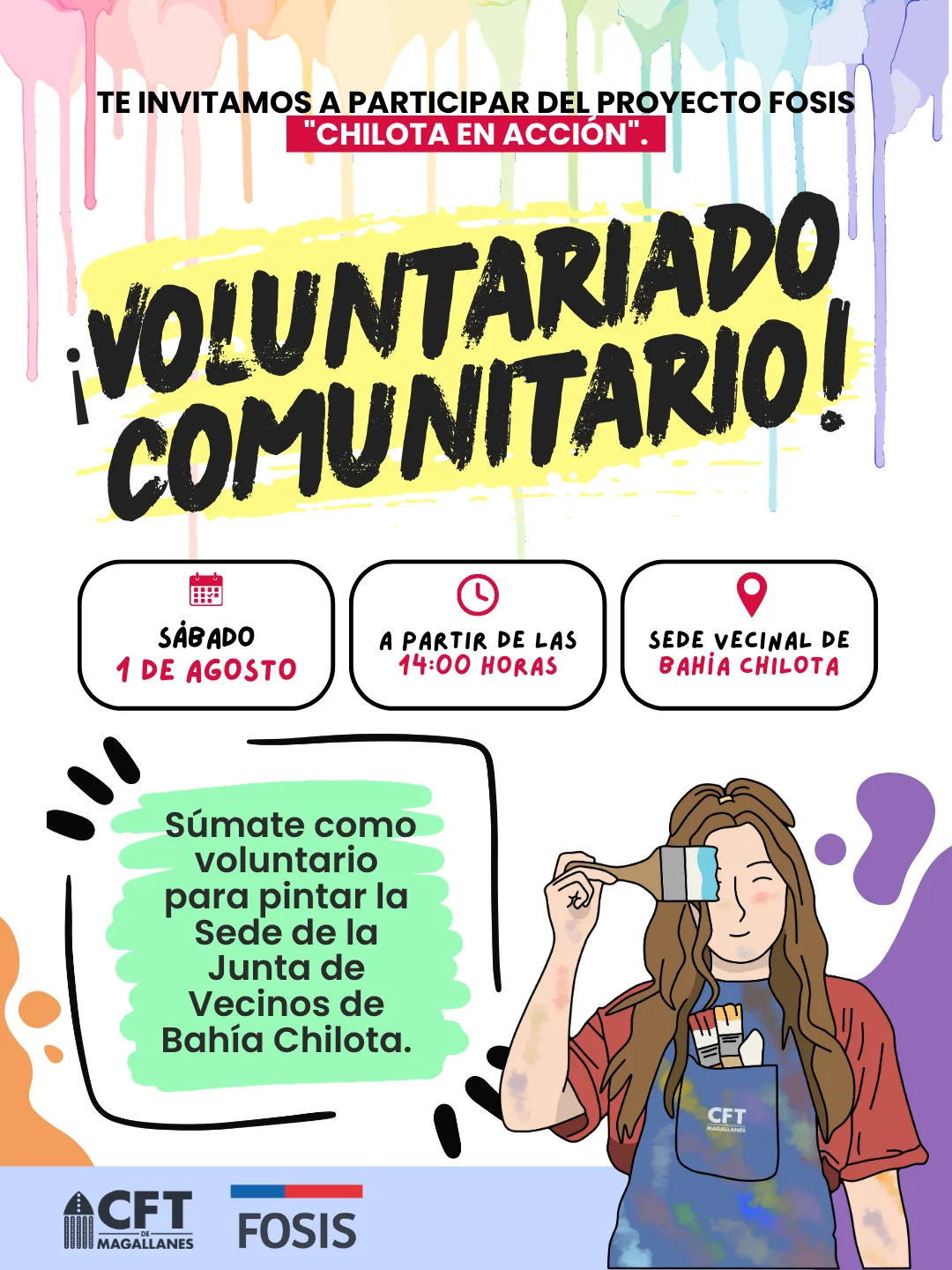 Publicación para redes del proyecto Chilota en Acción
