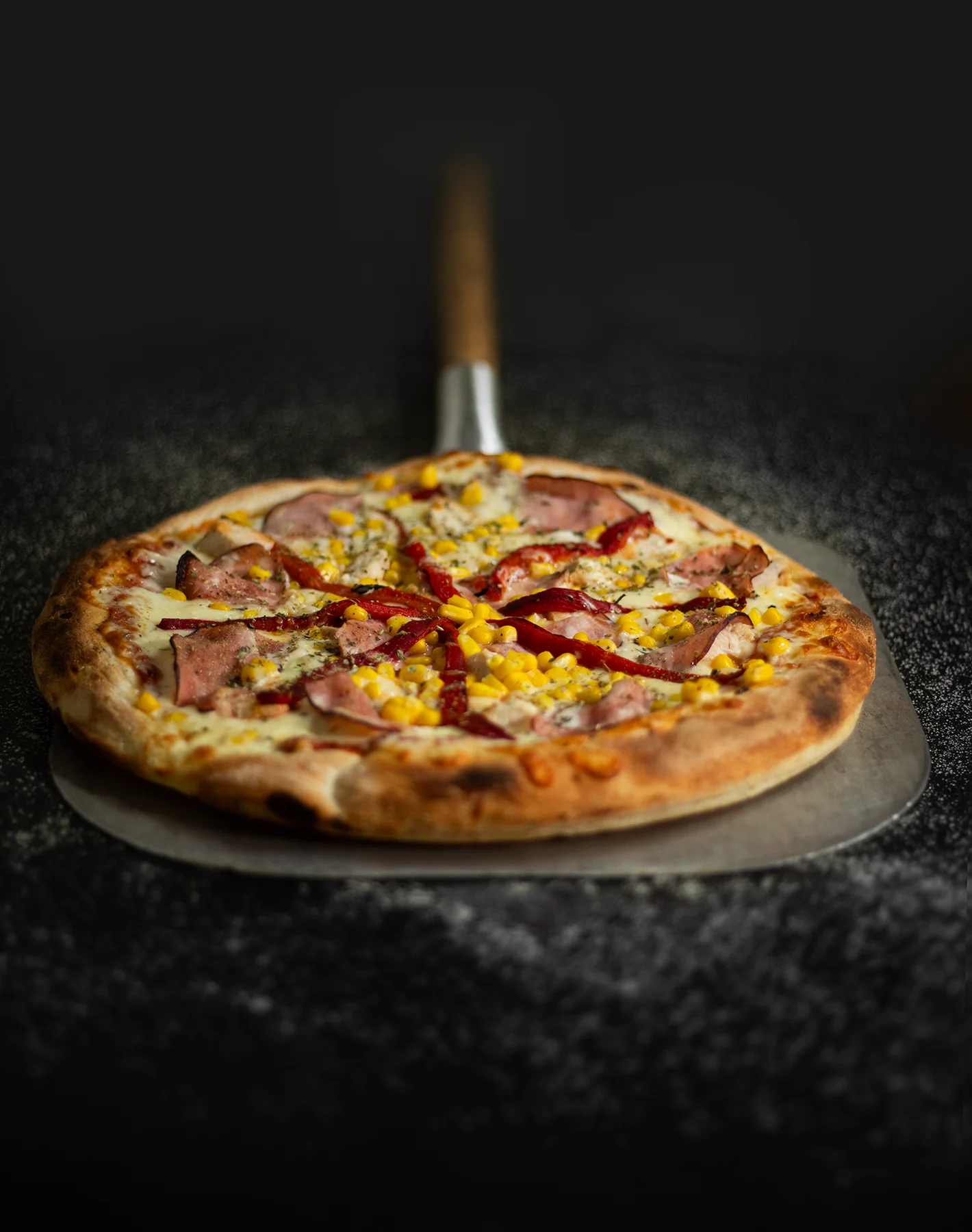 Fotografía gastronómica de pizza
